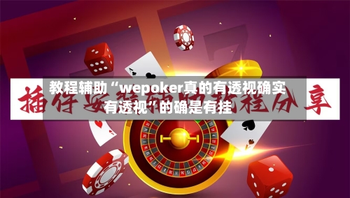 教程辅助“wepoker真的有透视确实有透视”的确是有挂
