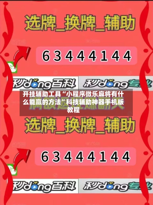 开挂辅助工具“小程序微乐麻将有什么能赢的方法	”科技辅助神器手机版教程-第2张图片