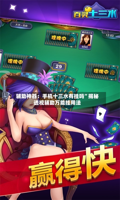 辅助神器：手机十三水有挂吗”揭秘透视辅助万能挂用法