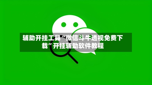 辅助开挂工具“微信斗牛透视免费下载”开挂辅助软件教程