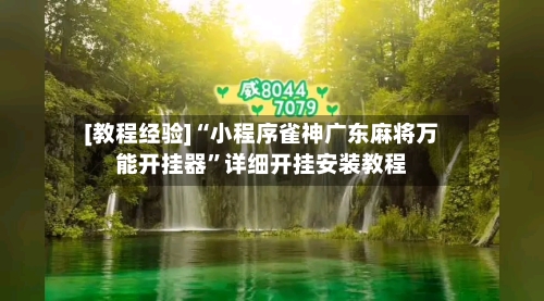 [教程经验]“小程序雀神广东麻将万能开挂器”详细开挂安装教程-第3张图片