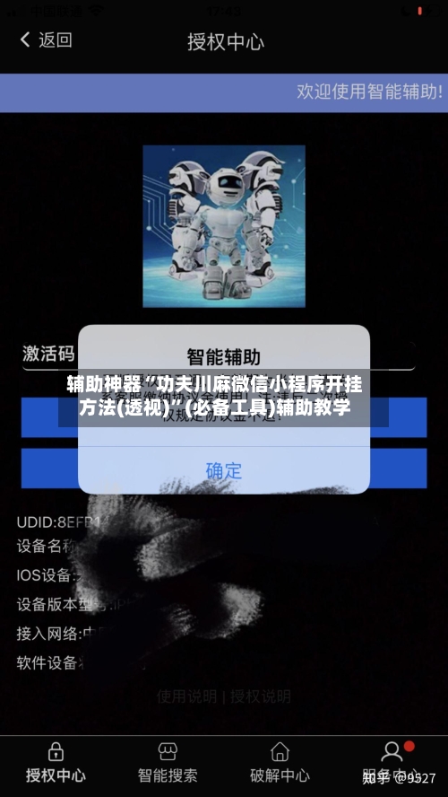 辅助神器“功夫川麻微信小程序开挂方法(透视)	”(必备工具)辅助教学-第2张图片