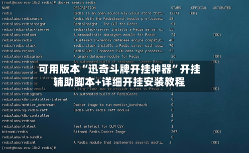 可用版本“迅奇斗牌开挂神器”开挂辅助脚本+详细开挂安装教程-第2张图片