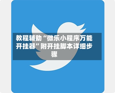 教程辅助“微乐小程序万能开挂器	”附开挂脚本详细步骤-第3张图片