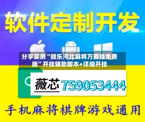 分享实测“微乐河北麻将万能挂免费版”开挂辅助脚本+详细开挂