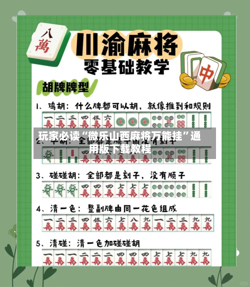 玩家必读“微乐山西麻将万能挂”通用版下载教程