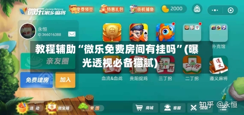 教程辅助“微乐免费房间有挂吗	”(曝光透视必备猫腻)-第2张图片