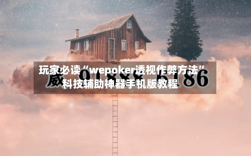玩家必读“wepoker透视作弊方法”科技辅助神器手机版教程