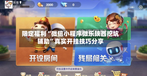 限定福利“微信小程序微乐陕西挖坑辅助	”真实开挂技巧分享-第2张图片