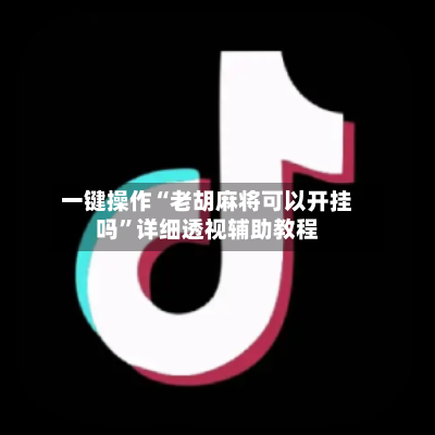 一键操作“老胡麻将可以开挂吗”详细透视辅助教程-第3张图片