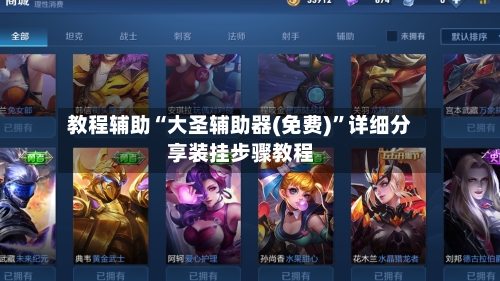 教程辅助“大圣辅助器(免费)”详细分享装挂步骤教程-第2张图片
