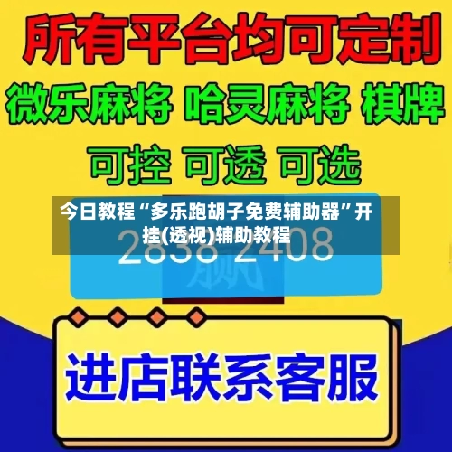 今日教程“多乐跑胡子免费辅助器”开挂(透视)辅助教程