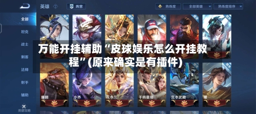 万能开挂辅助“皮球娱乐怎么开挂教程	”(原来确实是有插件)-第2张图片