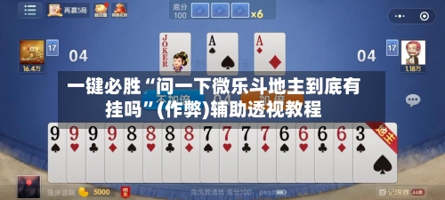 一键必胜“问一下微乐斗地主到底有挂吗”(作弊)辅助透视教程