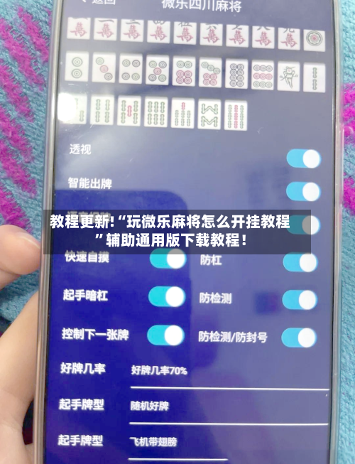 教程更新!“玩微乐麻将怎么开挂教程”辅助通用版下载教程！-第3张图片