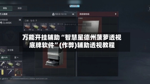 万能开挂辅助“智慧星德州菠萝透视底牌软件”(作弊)辅助透视教程