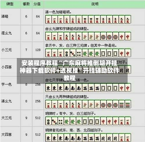 安装程序教程“广东麻将推倒胡开挂神器下载软件+透视挂”开挂辅助软件教程-第3张图片