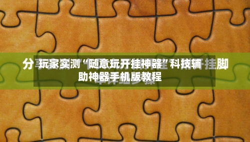 玩家实测“随意玩开挂神器”科技辅助神器手机版教程-第3张图片