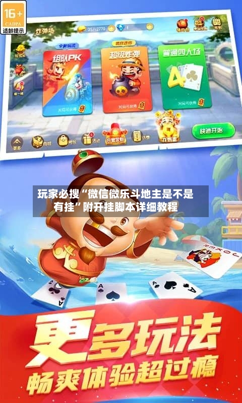 玩家必搜“微信微乐斗地主是不是有挂”附开挂脚本详细教程-第2张图片