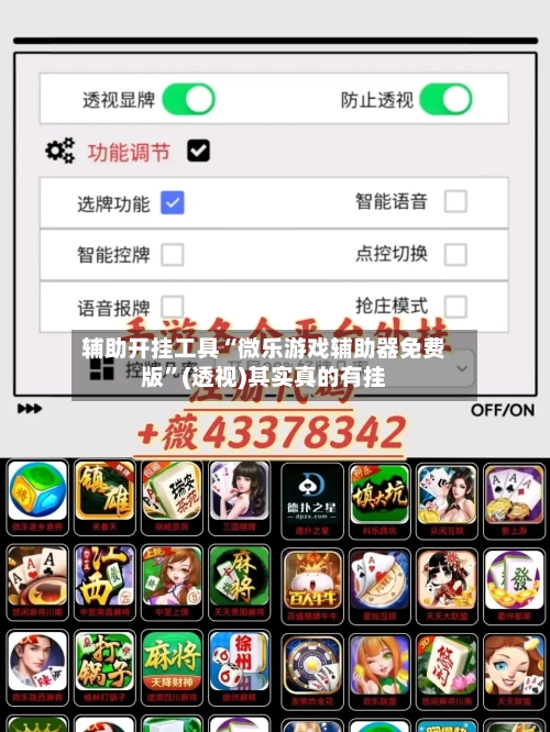 辅助开挂工具“微乐游戏辅助器免费版	”(透视)其实真的有挂-第3张图片