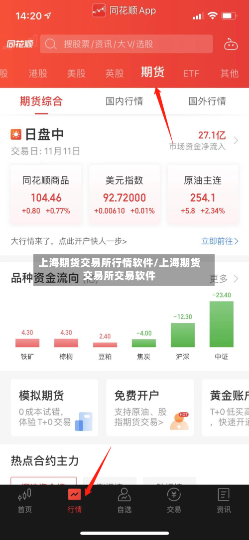 上海期货交易所行情软件/上海期货交易所交易软件