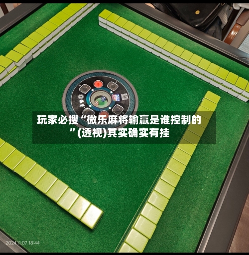 玩家必搜“微乐麻将输赢是谁控制的”(透视)其实确实有挂