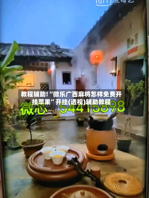 教程辅助!“微乐广西麻将怎样免费开挂苹果”开挂(透视)辅助教程-第2张图片
