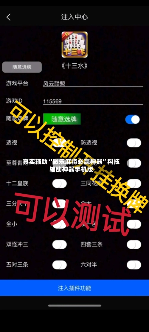 真实辅助“微乐麻将必赢神器”科技辅助神器手机版-第1张图片