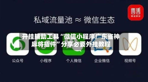 开挂辅助工具“微信小程序广东雀神麻将插件”分享必要外挂教程