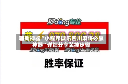 辅助神器“小程序微乐四川麻将必赢神器”详细分享装挂步骤-第3张图片