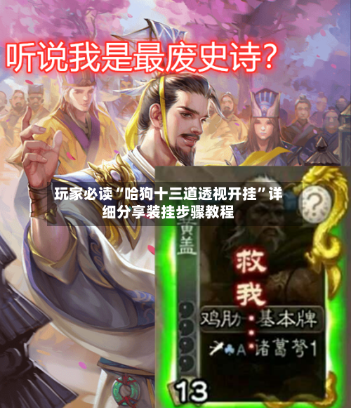玩家必读“哈狗十三道透视开挂”详细分享装挂步骤教程