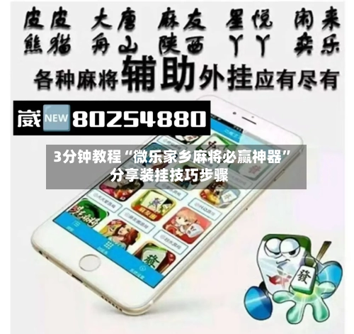 3分钟教程“微乐家乡麻将必赢神器	”分享装挂技巧步骤-第2张图片