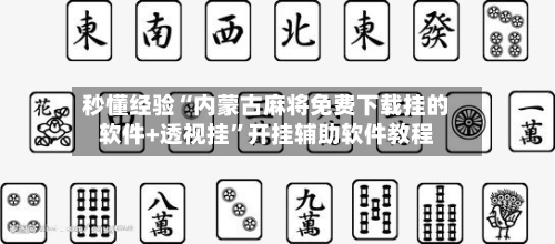 秒懂经验“内蒙古麻将免费下载挂的软件+透视挂”开挂辅助软件教程