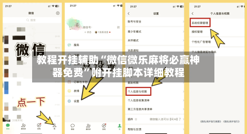 教程开挂辅助“微信微乐麻将必赢神器免费	”附开挂脚本详细教程-第2张图片