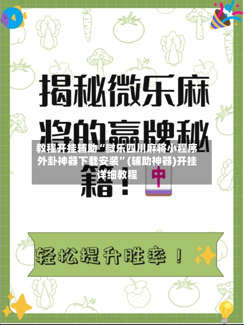 教程开挂辅助“微乐四川麻将小程序外卦神器下载安装	”(辅助神器)开挂详细教程-第3张图片