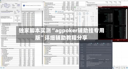 独家脚本实测“agpoker辅助挂专用版”详细辅助教程分享-第3张图片