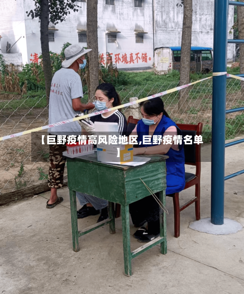 【巨野疫情高风险地区,巨野疫情名单】-第2张图片