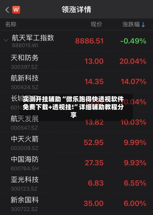 实测开挂辅助“微乐跑得快透视软件免费下载+透视挂!”详细辅助教程分享