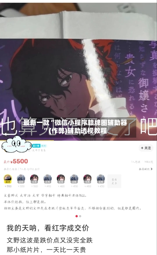 最新一款“微信小程序赣牌圈辅助器”(作弊)辅助透视教程