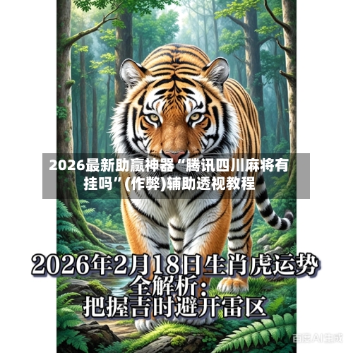 2026最新助赢神器“腾讯四川麻将有挂吗	”(作弊)辅助透视教程-第2张图片