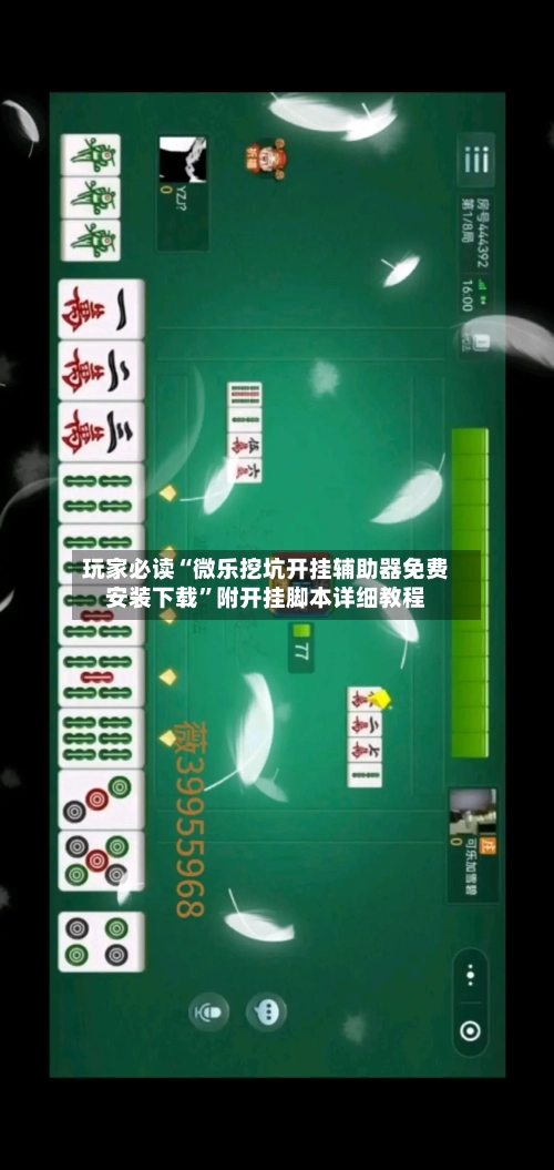 玩家必读“微乐挖坑开挂辅助器免费安装下载”附开挂脚本详细教程