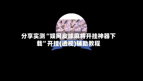 分享实测“娱网皮球麻将开挂神器下载”开挂(透视)辅助教程-第3张图片