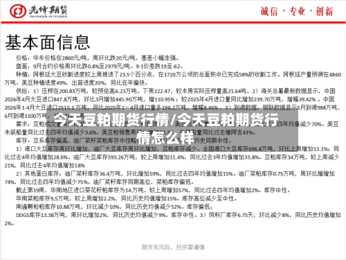 今天豆粕期货行情/今天豆粕期货行情怎么样-第3张图片