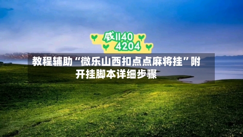 教程辅助“微乐山西扣点点麻将挂”附开挂脚本详细步骤-第3张图片