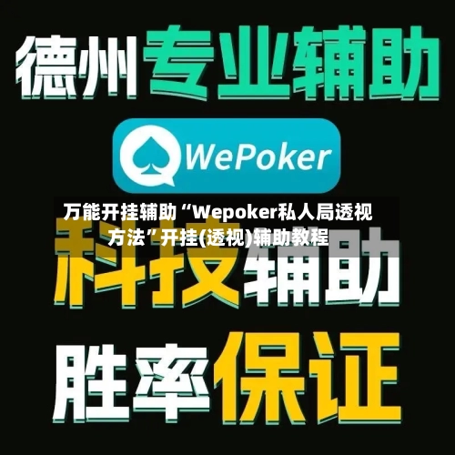 万能开挂辅助“Wepoker私人局透视方法”开挂(透视)辅助教程-第2张图片