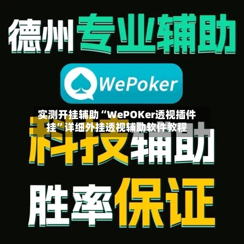 实测开挂辅助“WePOKer透视插件挂”详细外挂透视辅助软件教程-第2张图片