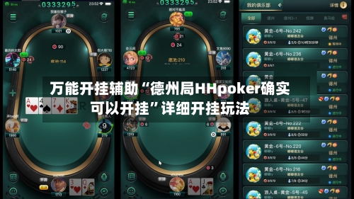 万能开挂辅助“德州局HHpoker确实可以开挂”详细开挂玩法-第3张图片