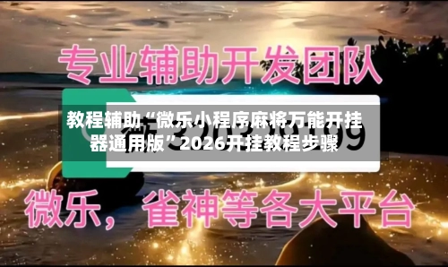 教程辅助“微乐小程序麻将万能开挂器通用版”2026开挂教程步骤-第2张图片