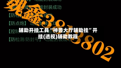 辅助开挂工具“神兽大厅辅助挂”开挂(透视)辅助教程