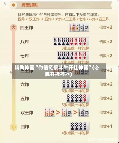 辅助神器“微信链接斗牛开挂神器”(必胜开挂神器)-第2张图片